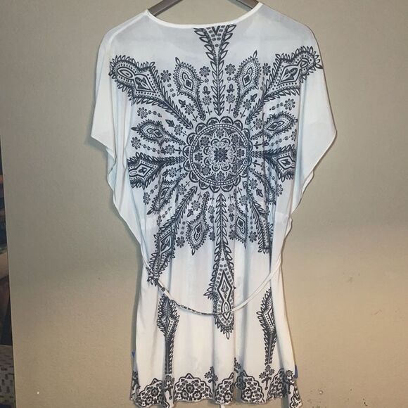 Tribal Print Swim Coverup - Picture 3 of 9